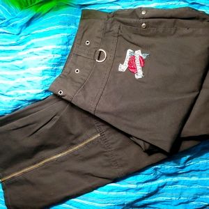 Harley Davidson Rose Pants with zippers
